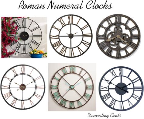 Roman Numeral Clocks