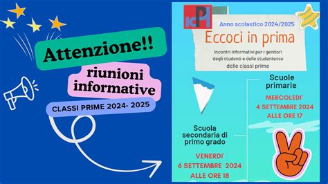 Eccoci In Prima Incontri Informativi Per Le Future Classi Prime Sp E