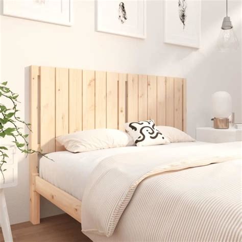 VidaXL Tête de lit 140 5x4x100 cm bois massif de pin 833213 Cdiscount