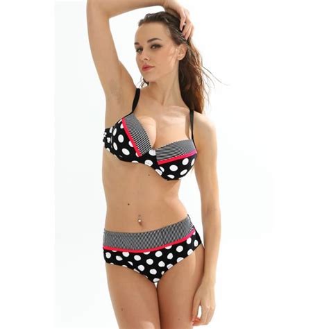 Maillot de Bain Femme 2 pièces Bikini Armatures Noir Cdiscount Prêt à Porter