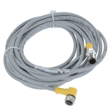 Turck WK 4 4T 5RS 4 4T Cordset M12 Female R A To Male Str 5 M