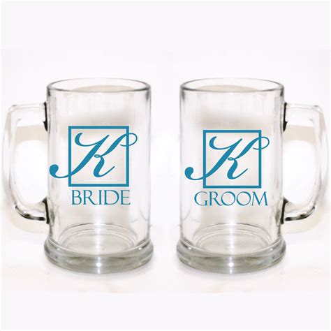 Custom Bride And Groom Mugs Custom Wedding Glasses Custom