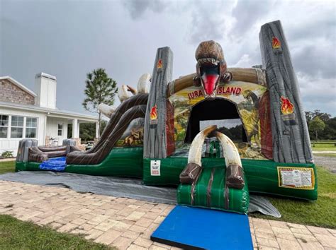 Jurassic Dual Lane Combo Sharkys Events And Inflatables Ruskin Fl