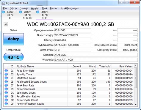 Jak pod Windows sprawdzić status SMART dysku twardego Techniczny net