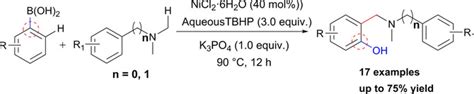 Nickel Catalyzed Ipso‐hydroxylation And Subsequent Cross