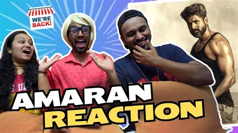 Amaran Teaser Reaction Ulaganayagan Kamal Haasan Sivakarthikeyan