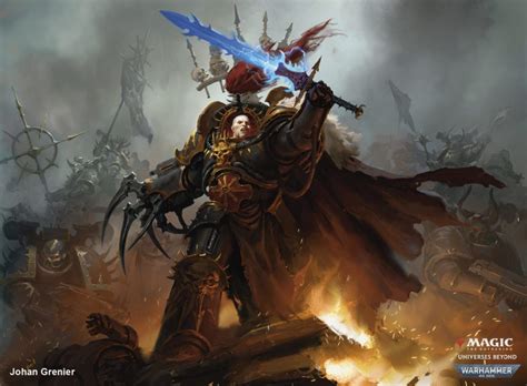 Abaddon the Despoiler - Art by Johan Grenier - 40K Gallery