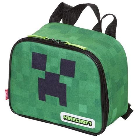 Lancheira Escolar Infantil Creeper Minecraft Oficial Sestini Shopee