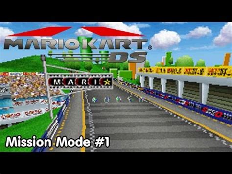 Slim Plays Mario Kart DS Mission Mode Part 1 YouTube