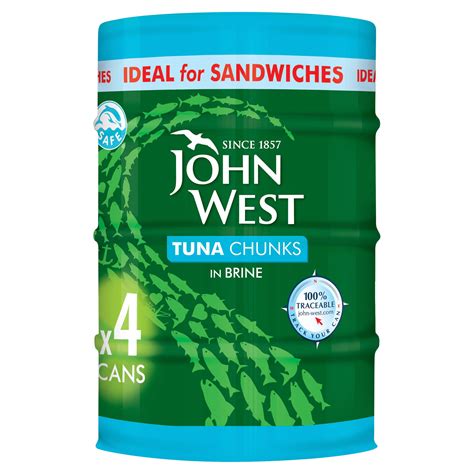 John West Tuna Chunks In Brine X G Tinned Fish Seafood