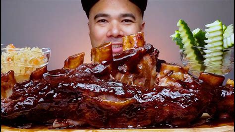 SMOKED BEEF RIBS VERY TENDER BBQ BEEF SHORT RIBS ENGLISH SUBTITLE