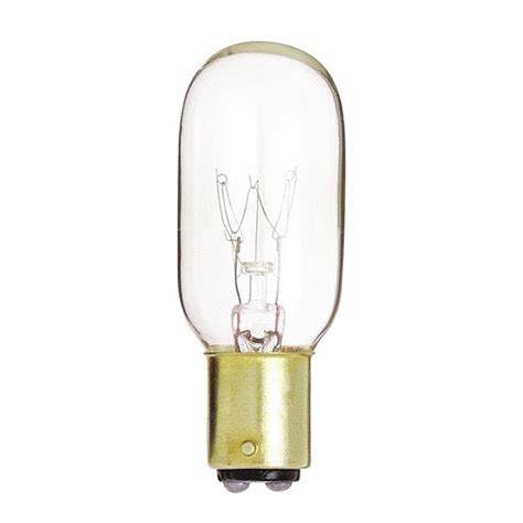 Satco 15 W T7 Incandescent Clear 2500 Hours 95l Dc Bay Base