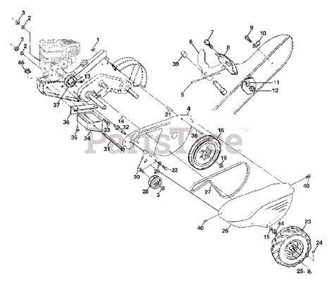 Craftsman Rear Tine Tiller Transmission Diagram