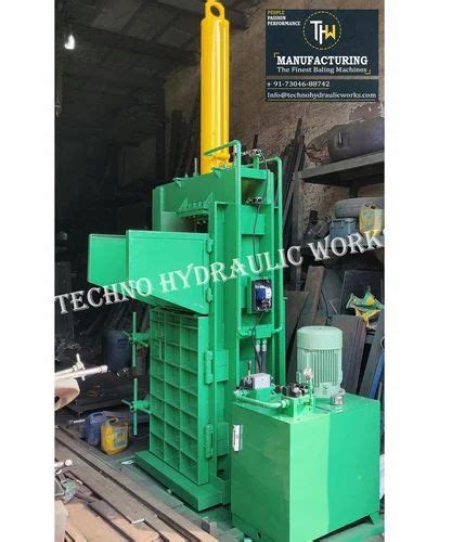 Hydraulic Pet Bottle Baling Press Machine At Rs 340000 Hydraulic