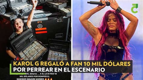 Karol G Regal A Fan Mil D Lares Por Perrear En El Escenario