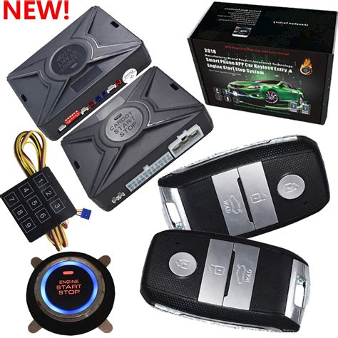 Top Smart Security Car Alarm Passive Keyless Entry Auto Central Lock