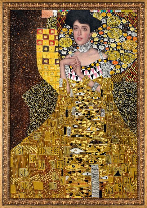 Museum Masters Portrait Of Adele Bloch Bauer I Metallic Embellished By