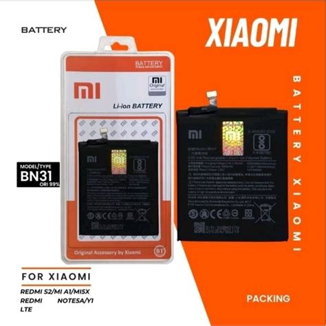 Jual Batre Baterai Xiaomi Redmi Note A Mi A Mi X Redmi S Bn