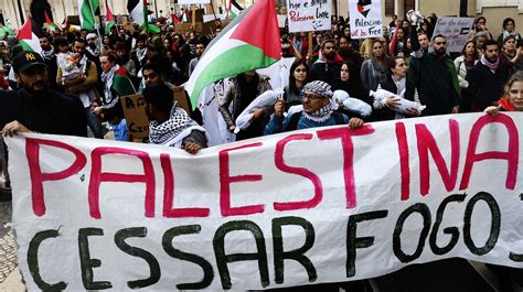 Marcha Fim ao Genocídio Palestina Livre já juntou milhares em