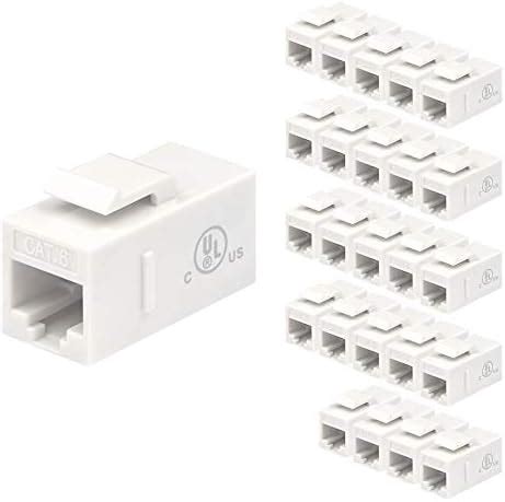 Amazon VICTEK Female To Female Cat6 Keystone RJ45 Couplers 10