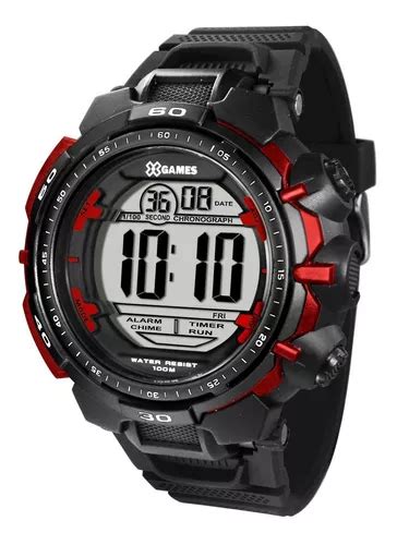 Reloj Digital X Games Xmppd Bxpx Para Hombre Color Rojo Mercadolibre