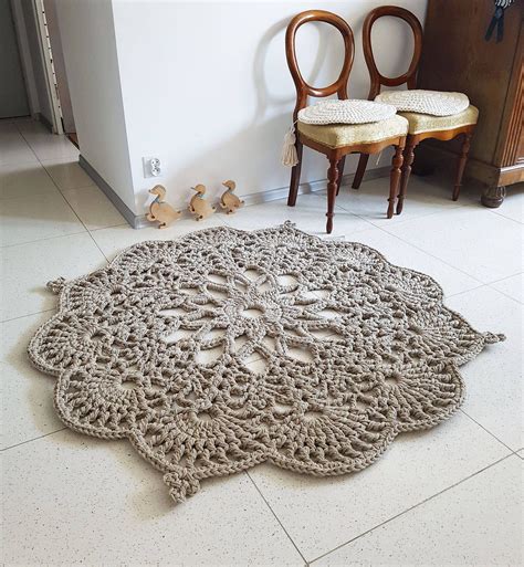 Floor Rug Crochet Rug Carpet Floor Mat Rug Carpet Area Rug Decorative