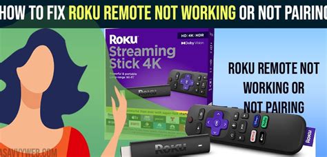 How To Fix Roku Remote Not Working Or Not Pairing A Savvy Web