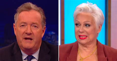 Piers Morgan Reignites Denise Welch Feud As He Brands Her A Vile