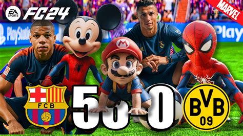 FIFA 24 RONALDO SPIDER MAN MARIO MIKEY MOUSE ALL STARS FC