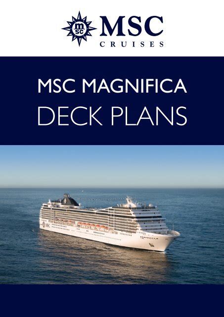 msc magnifica: deck plan - MSC Cruises