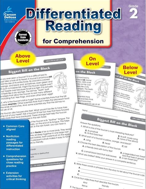 Knowledge Tree Carson Dellosa Education Reading For Comprehension Gr 2 Discont