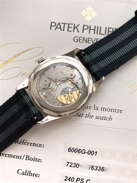 Patek Philippe Geneve 6006G Calatrava Art Deco Weissgold Full Set | Vintage Portfolio