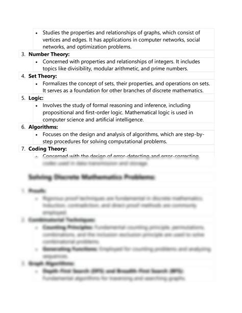 Solution History Of Discrete Mathematics Branches And How To Solve