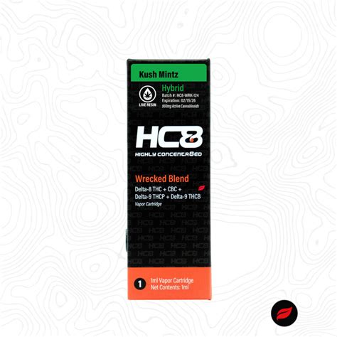 Highly Concentr Ed Wrecked Blend Cart D Cbc Thcp Thcb Highly