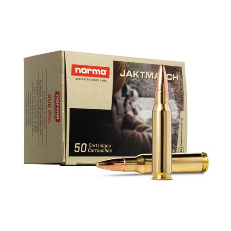 Norma Jaktmatch 308 Win 150 Grain FMJ 2657 FPS 50 RDS The Gun Dealer