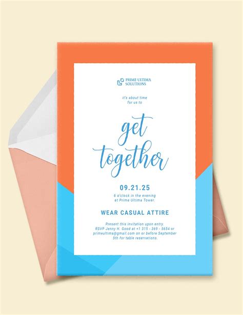 FREE Get Together Invitation Templates & Examples - Edit Online ...