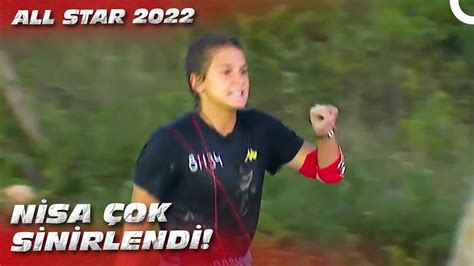 NİSA ÇEKÇE İSYAN ETTİ Survivor All Star 2022 124 Bölüm YouTube