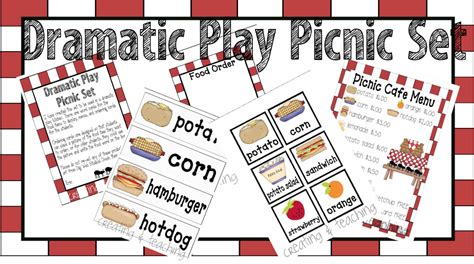 Dramatic Play Picnic Set | creating & teaching