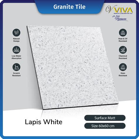 Jual Cove Granite Tile Stone White X Granit Lantai Outdoor Kamar