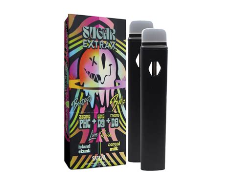 Sugar Extrax Bestest Budz Live Resin Disposable Vape 2 Pack 4g Island