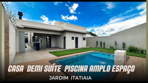 CASA PISCINA TERRENO GRANDE DEMI SUÍTE BAIRRO JARDIM ITATIAIA CAMPO