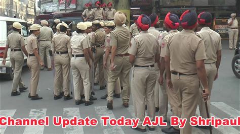 Ludhiana Police Flag March Ghallughara Clock Tower Chaura Bazar