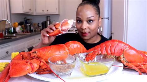 Whole Jumbo Lobster Mukbang Youtube