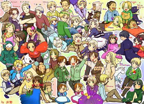 hetalia characters  dreamerchan  deviantart