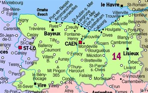 Carte Du Calvados Avec Villes Archives Voyages Cartes