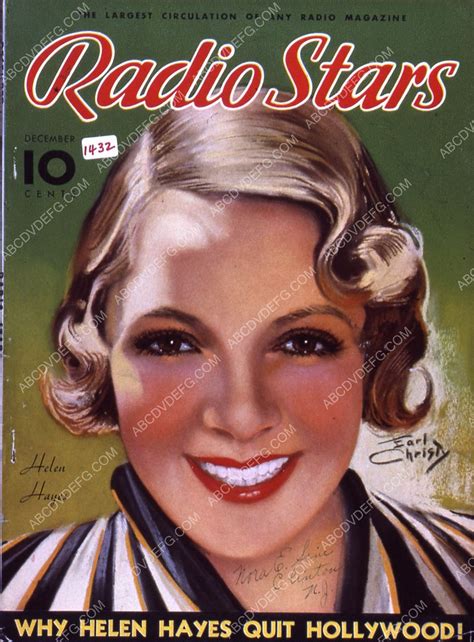 Helen Hayes Radio Stars Magazine Cover 35m 5042 Abcdvdvideo