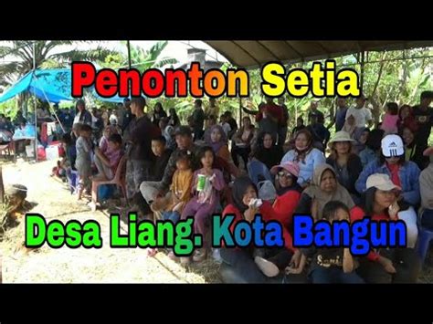 Lomba Balap Ketinting Penonton Setia Race Desa Liang Kota Bangun Kukar