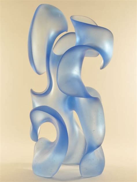 Pin by Richard Rush on Glassies - Studio - N-R | Blue glass sculpture ...