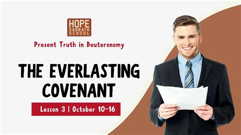 Lesson 3 The Everlasting Covenant Hope Sabbath School Youtube