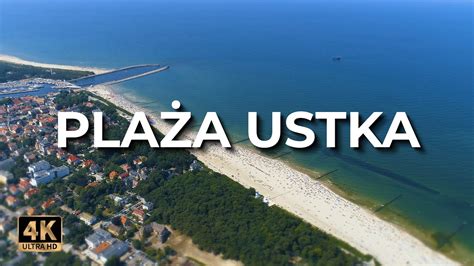 Pla A Ustka Z Drona Lato Lece W Miasto K Youtube